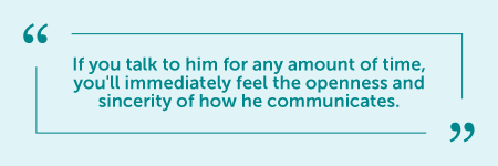 "If you talk to him for any amount of time, you'll immediately feel the openness and sincerity of how he communicates. He manages a balanced perspective of true positivity, while staying grounded and realistic. He does not rely on false confidence or deny obstacles, but rather teaches you how to work through problems directly. Dave seems to have a real understanding of the emotional challenges we all face, and he relates at a core level. No matter the topic, he comes off as someone that can fully empathize with a situation and guide you as if he's been through it himself. I'd gladly recommend him to anyone, whether you are looking for specific counseling through a difficult situation, or if you just want to have a generally meaningful discussion to help you better understand yourself and others around you." - S.T.